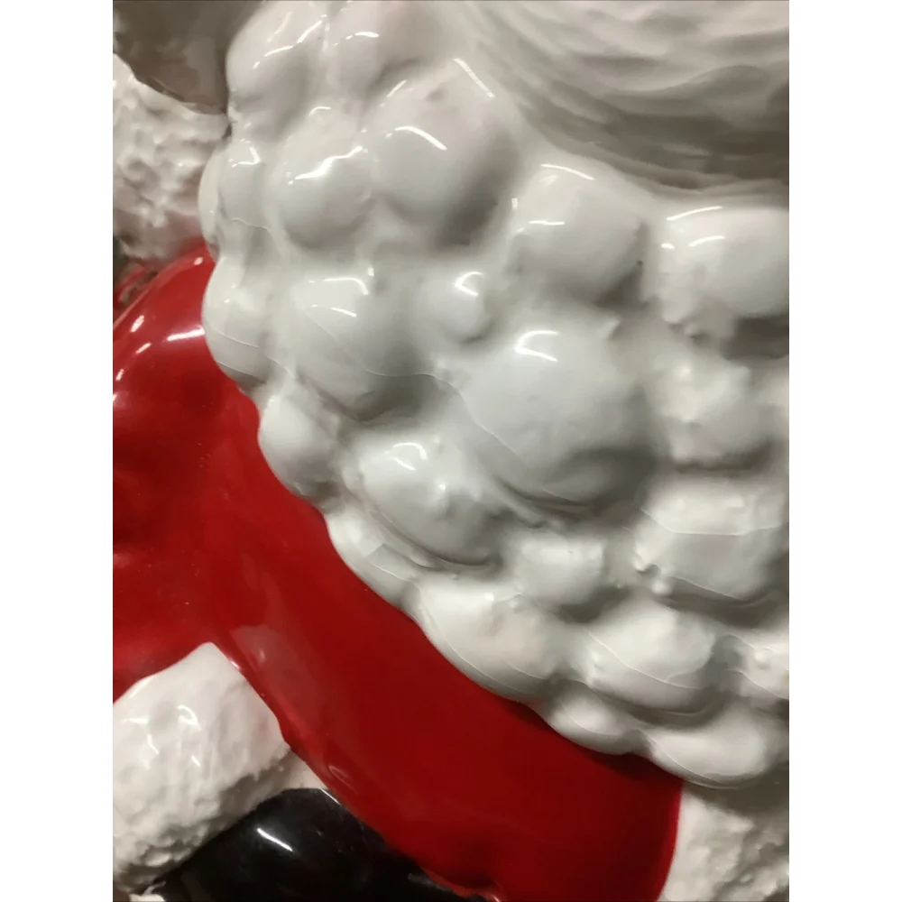 Mr. Moose & Friends Santa Snowman 3D Ceramic Cookie Jar